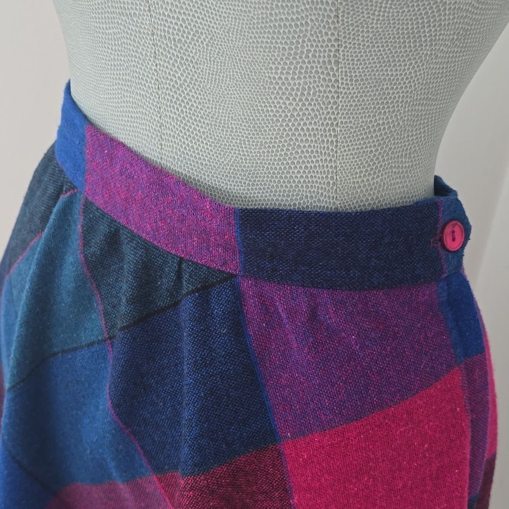 JC Penny | Plaid A-Line Skirt - Multicolor - Picture 6 of 11